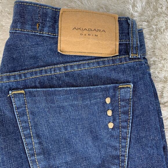 Akiabara Jeans Lola 100% Cool Relaxed Fit Sz 30 - Picture 2 of 8